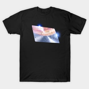 Pioneer 10 metal plaque, 3D T-Shirt